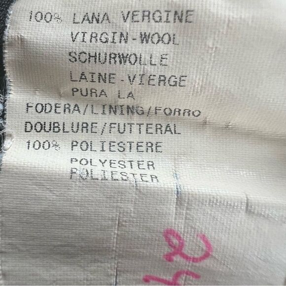 Armani Collezioni Italian Wool Olive Career Dark Academia Blazer Jacket SZ M - Picture 14 of 15